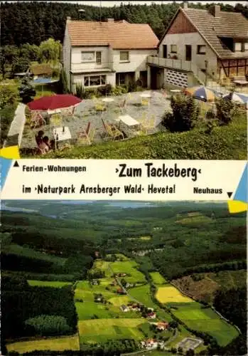 Ak Stockum Möhnesee in Westfalen, Gastwirtschaft Zum Tackeberg, Naturpark Arnsberger Wald