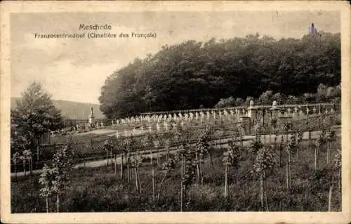 Ak Meschede im Sauerland, Franzosenfriedhof