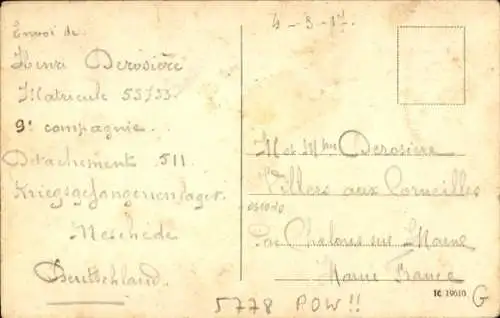 Ak Meschede im Sauerland, Franzosenfriedhof