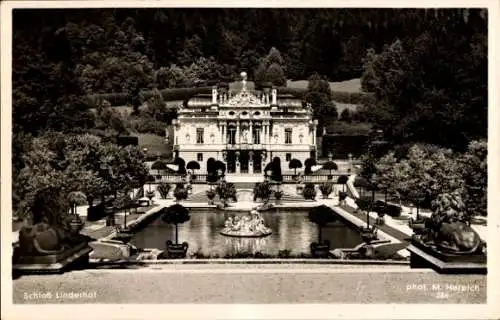 AK Linderhof Ettal Oberbayern, Schloss Linderhof