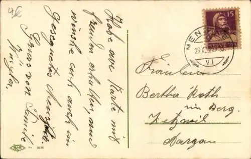 Ak Glückwunsch Neujahr, Singende Engel, Tannenbaum