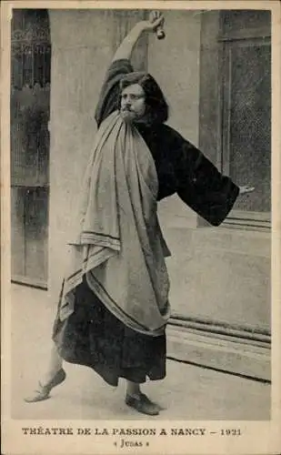 Ak Theatre de la Passion a Nancy 1921, Judas