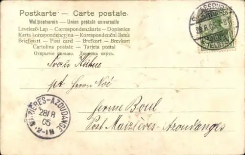 Präge Stoff Ak Elsässer Tracht, Elsässerinnen