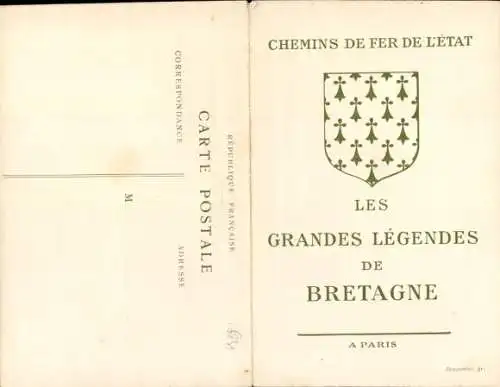 Klapp Ak Chemins de Fer de l'Etat, Les Grandes Legendes de Bretagne, Saint Yves et les Tailleurs