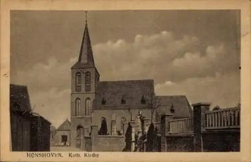 Ak Hünshoven Geilenkirchen in Nordrhein Westfalen, katholische Kirche