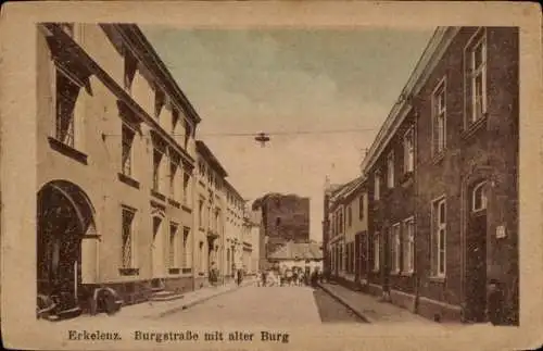 Ak Erkelenz im Rheinland, Burgstraße, alte Burg