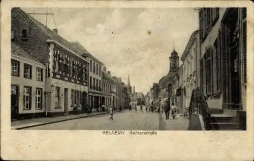 Ak Geldern Niederrhein, Gelderstraße