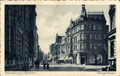 Ak Elmshorn in Holstein, Königstraße