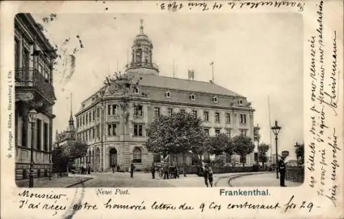 Ak Frankenthal in der Pfalz, Neue Post