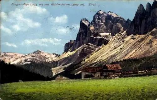 Ak Südtirol, Brogles-Alpe, Geislerspitzen