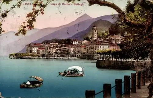 Ak Bellagio Lago di Como Lombardia, Panorama