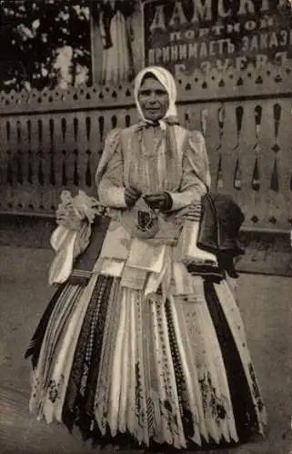 Ak Russland, Russische Trödlerin, Händlerin