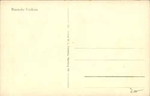 Ak Russland, Russische Trödlerin, Händlerin