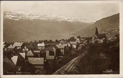 Ak Vossevangen Norwegen, Teilansicht