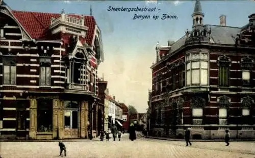 Ak Bergen op Zoom Nordbrabant Niederlande, Steenbergschestraat