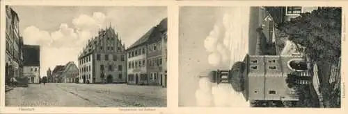 Set von 10 Ak Haßfurt Unterfranken im Umschlag, verschiedene Ansichten