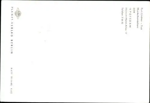 Ak Schauspieler Kurt Lindner-Truk, Portrait, Autogramm, Trompeten