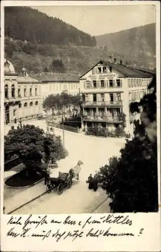 Foto Ak Nürnberg in Mittelfranken, Haus Josenhans, Pferdekutsche