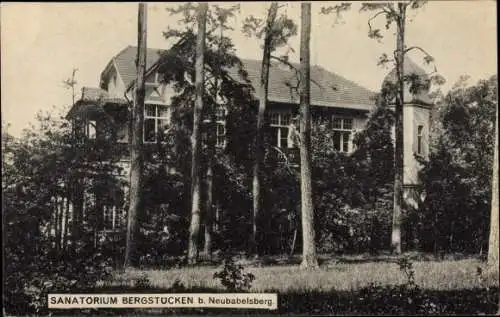 Ak Drewitz Potsdam in Brandenburg, Sanatorium Bergstücken