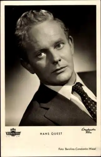 Ak Schauspieler Hans Quest in dem Film Die heilige Lüge, Berolina, Constantin Film