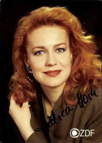 Ak Schauspielerin Andrea Horn, Portrait, Autogramm