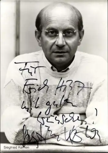 Ak Schauspieler Siegfried Kernen, Portrait, Autogramm