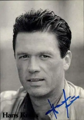 Ak Schauspieler Hans Kraus, Portrait, Autogramm