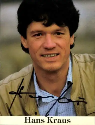Ak Schauspieler Hans Kraus, Portrait, Autogramm