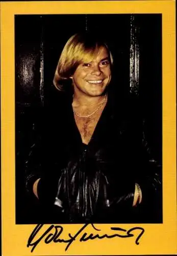 Ak Schauspieler und Sänger Volker Lechtenbrink, Portrait, Autogramm