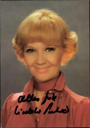 Ak Schauspielerin Liselotte Pulver, Portrait, Autogramm