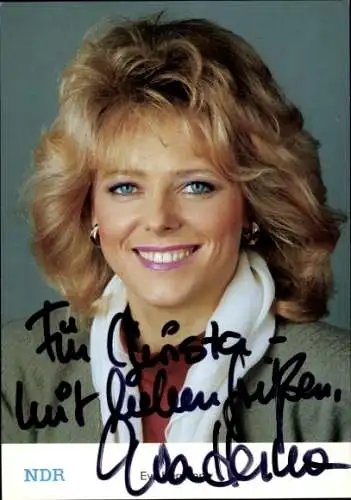 Ak Schauspielerin Eva Herrmann, Portrait, Autogramm