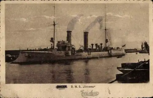 Ak Deutsches Kriegsschiff, SMS Arcona, Kleiner Kreuzer