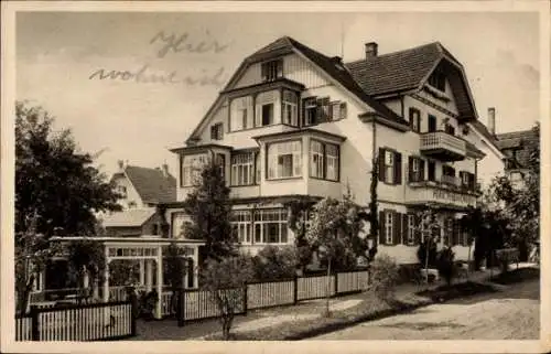 Ak Königsfeld im Schwarzwald Baden, Hotel und Pension Wagner