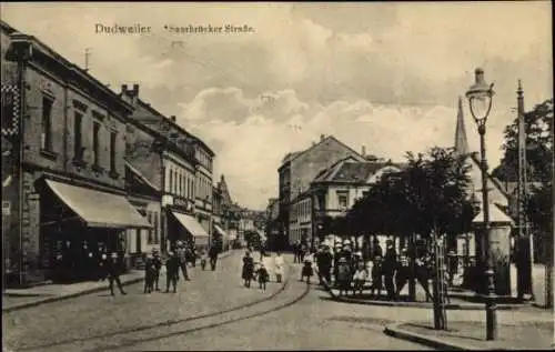 Ak Dudweiler Saarbrücken im Saarland, Saarbrücker Straße