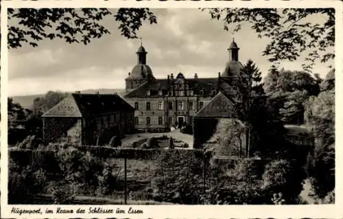 Ak Kettwig Essen im Ruhrgebiet, Schloss Hugenpoet