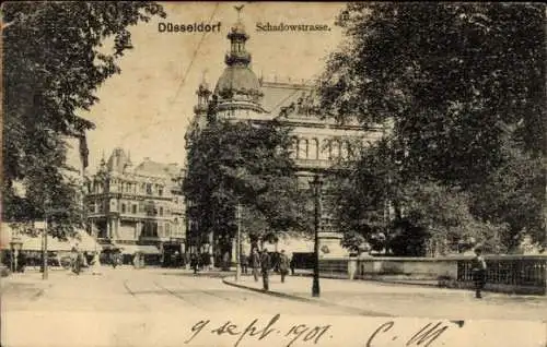 Ak Düsseldorf am Rhein, Schadowstraße