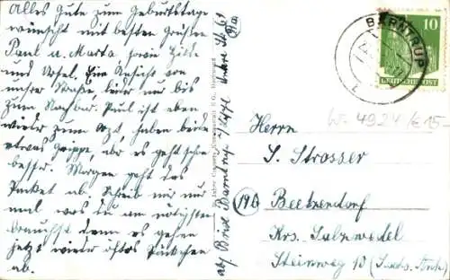 Ak Barntrup in Lippe, Unterestraße, Fachwerkhäuser