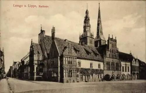 Ak Lemgo in Lippe, Rathaus