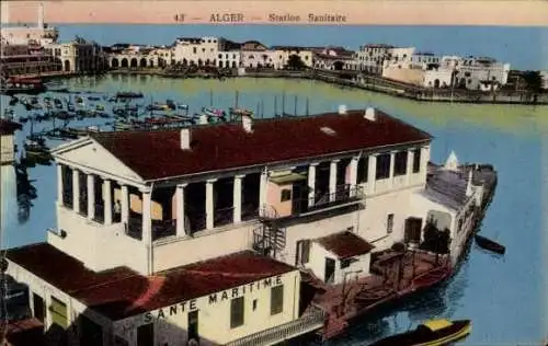Ak Algier Algier Algerien, Sanitärstation