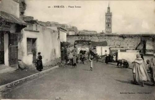 Ak Meknes Marokko, Place Smen