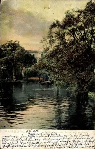 Ak Hamburg Mitte Altstadt, Panorama, Alster