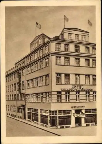 Ak Hansestadt Bremen, Hotel und Restaurant Schaper Siedenburg, Bahnhofstraße 34