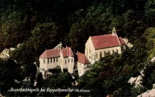 Ak Ribeauvillé Rappoltsweiler Elsass Haut Rhin, Dusenbachkapelle