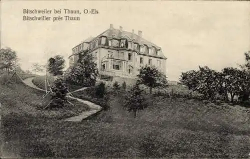 Ak Bitschwiller lès Thann Bitschweiler Elsass Haut Rhin, Villa