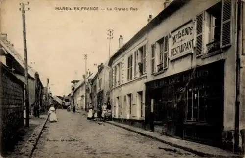 Ak Mareil in Frankreich Val-d'Oise, La Grande Rue