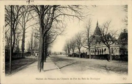 Ak Puteaux Hauts de Seine, Bahnhof