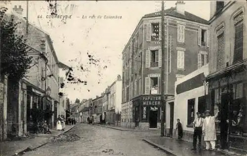 Ak Courbevoie Hauts de Seine, Rue de Colombes
