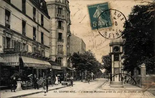 Ak Courbevoie Hauts de Seine, Avenue Marceau