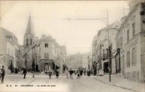 Ak Colombes Hauts de Seine, Le Point du Jour