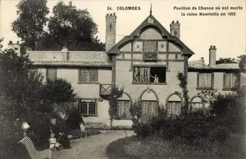 Ak Colombes Hauts de Seine, Jagdschloss